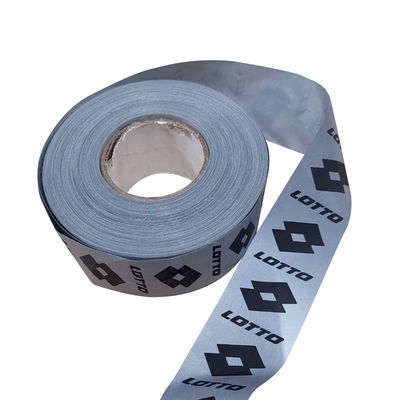 Grey Silver Green Reflective Elastic-Band voor Kledingsvesten Sewable hallo Vis Polyester Stripe