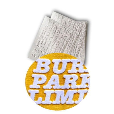 Van de de Hitteoverdracht van het douane 3d Silicone Sticker van het Etiketbrieven voor DIY-de Kledingszak van de Ambachtt-shirt