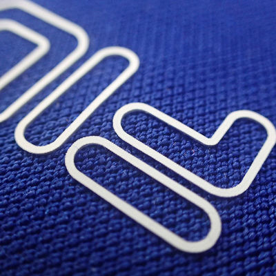 3D rubber siliconen etiket kleding thermische overdracht