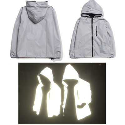 De Hoge Lichte Polyester Grey Reflective Tape For Clothing van de veiligheidsdouane