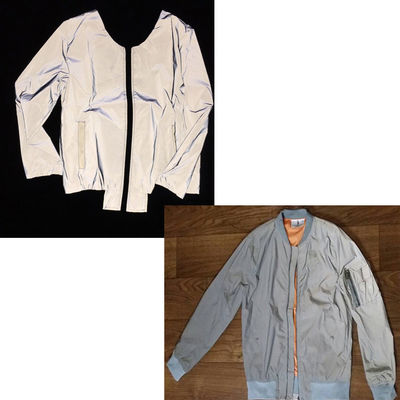 Polyester Katoenen TC Weerspiegelend Stoffen Geheel Broodje voor de Kleding van Weerspiegelende Zilveren Band