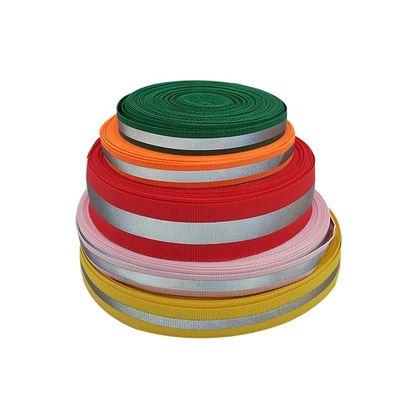 Weerspiegelende Polypropyleensingelband 20mm 25mm 50mm voor het Naaien van Rugzakkleren
