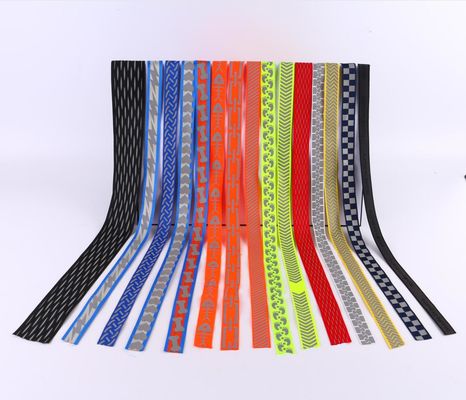 1 3/4“ 1 4 Duim 1 1“ Gekleurde Nylon Singelband 2 met Weerspiegelende Strook