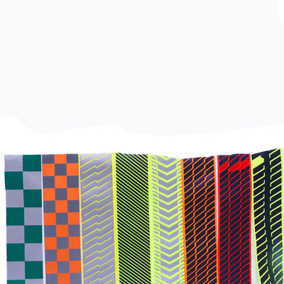 In het groot de Singelbandriem van Debossed Logo Woven Polyester Nylon Reflective van de Douanejacquard