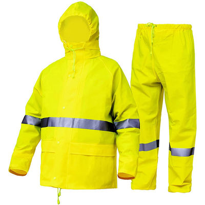 Weerspiegelend Waterdicht het Cirkelen van vrouwen Jasje met Hood Motorcycle Outdoor Riding Split Hoog Vis Rain Suit