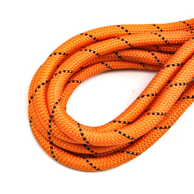 Poly Zwarte Oranje Zwarte Weerspiegelende Kabelschoenveters 3/8“ 1/4“ 10mm Zacht voor Zakhandvat