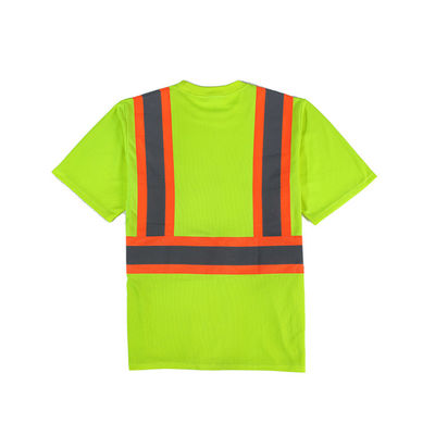Klasse 3 hallo van de het Zichtveiligheid van Vis Fr Short Sleeve Shirts de Hoge T-shirts Polo Shirts Reflective