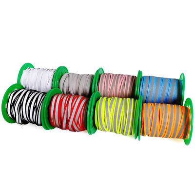 Hoge zichtbaarheid 450cd 100% polyester TC stof reflecterende buizen rand afwerking voor kleding