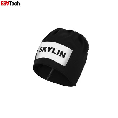 Lichte Zwarte Weerspiegelend breit Warme het Oorbescherming van Hoeden Fluorescente Beanie Hats Female Autumn Winter