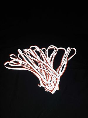 De weerspiegelende Pijp voor Rugzak die Elastische de Vlechtversiering scherpen van de Stoffenstrook naait op 21 Yds 20meters