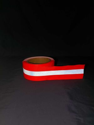 15mm 20mm 25mm van de de Stoffenband van de Breedte Weerspiegelende Singelband Nylon Strook 100m Lengte
