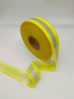 zilveren gele reflectieve warmteoverdrachtfilm voor overhemden Hoog zichtbaarheidsprint