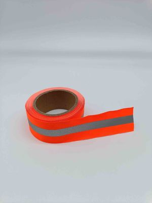 Hoge zichtbaarheid Reflectief materiaal Stof Fluorescerende banden voor kledingstukken Tassen Hoeden Huisdierenkleding