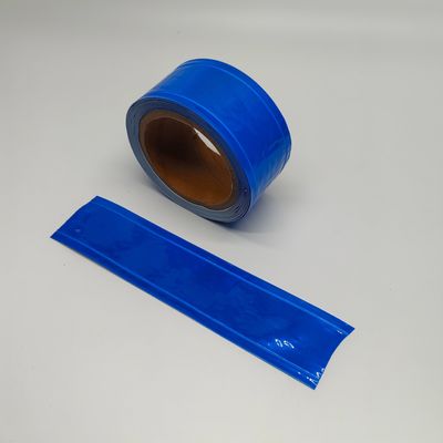Naait het douane Hoge Zicht op de Blauwe Weerspiegelende Band van pvc voor de Bandverkeersteken van de Kledingsveiligheid