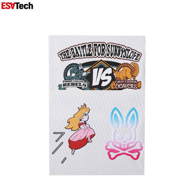 Custom siliconen warmte-overdracht label letters sticker DIY handwerk T-shirt kleding hoed zak