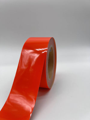 Rode warmte-overdracht Reflectieve streep 5 cm breedte Voor mode- en sportkleding