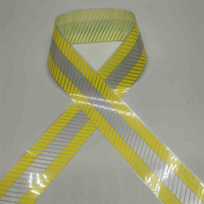 Reflecterende stof rollen Polyester zichtbaarheid met warmte geactiveerde lijm