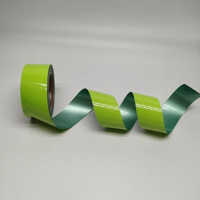 Groene reflectieve warmte-overdrachtsfilm Iron On Hi Vis Reflectieve tape voor kleding Crystal Heat Press