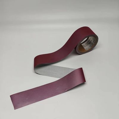 Rood Hoogtepunt Reflectief Stof Naai Op Voor Mode Kleding Tassen Werkkleding Frock