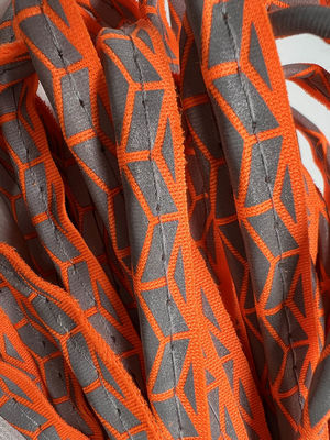 Vlamvertragende glazen kralen Reflectieve stof Wasbaar polyester Taffeta Zichtbaarheid